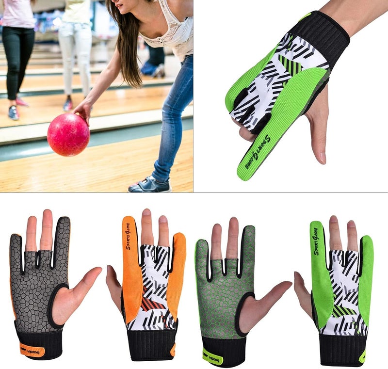 NUEAYMS 1 Pair Right Hand Bowling Gloves for Wristband Bowling Accessories Anti-Slip Sports Gloves with Wrist Support, Slip Resistant, Breathable, Men's Bowling Gloves - Image 3